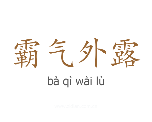 霸气外露