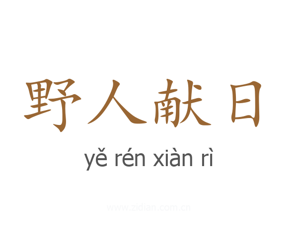 野人献日