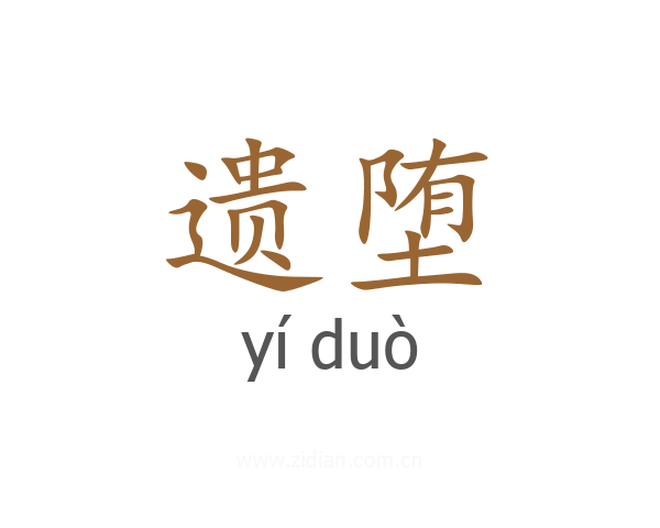 遗堕